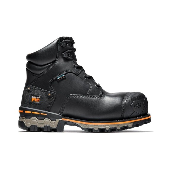 Timberland PRO Men's 6 Inch Boondock Comp Toe WP Boots Black sz 10 NIB $220 - Picture 1 of 7